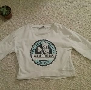Super cut crop palm springs shirt.